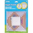 Perler Beads Biggie Beads Pegboards for Kids Crafts, 3 pcs , 10.5 x 7.5 x 1, Small