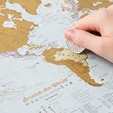 Maps International Scratch the World travel edition map print A3 42x29.7 cm view 3