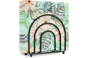 Metal Napkin Holder for Table, Matte Black Paper Napkin Holders for Kitchen, No Assembly, Compact Design Cocktail Napkins Hod