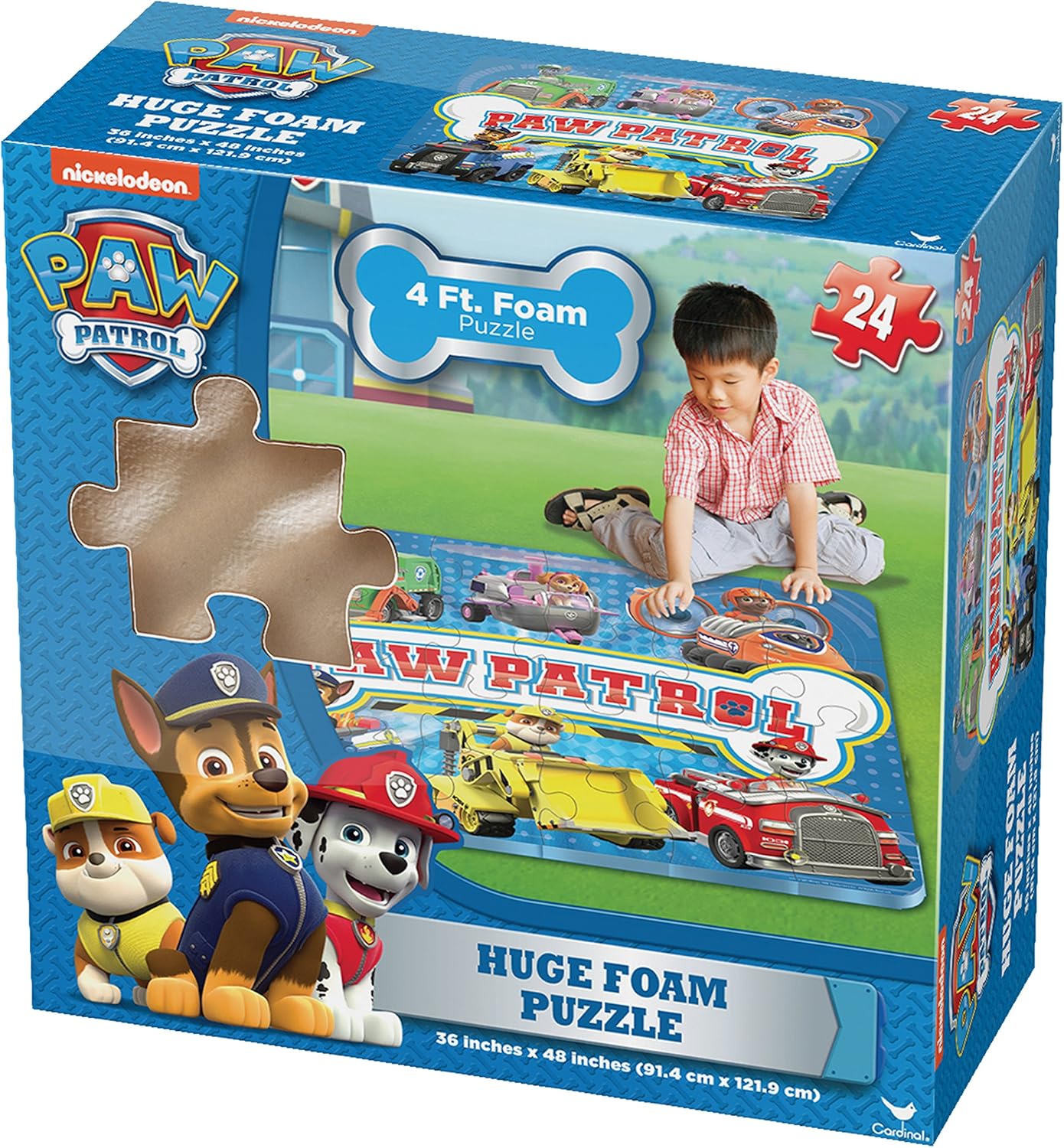 paw patrol floor puzzle