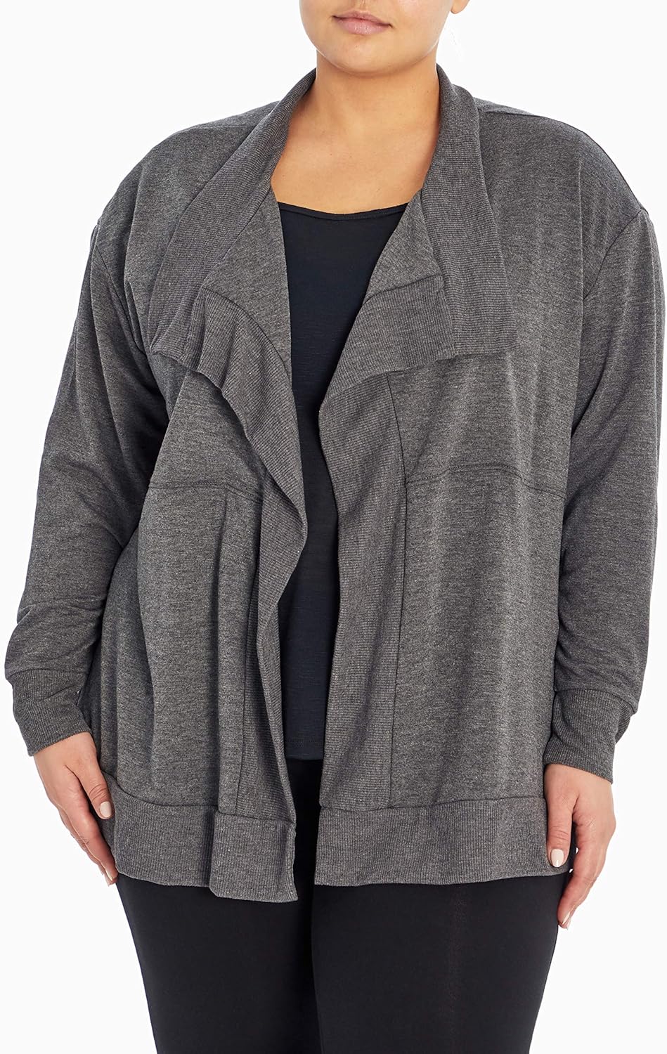 Marika Women's Plus Size Charlotte Open Front Cardigan: Sports & Outdoors