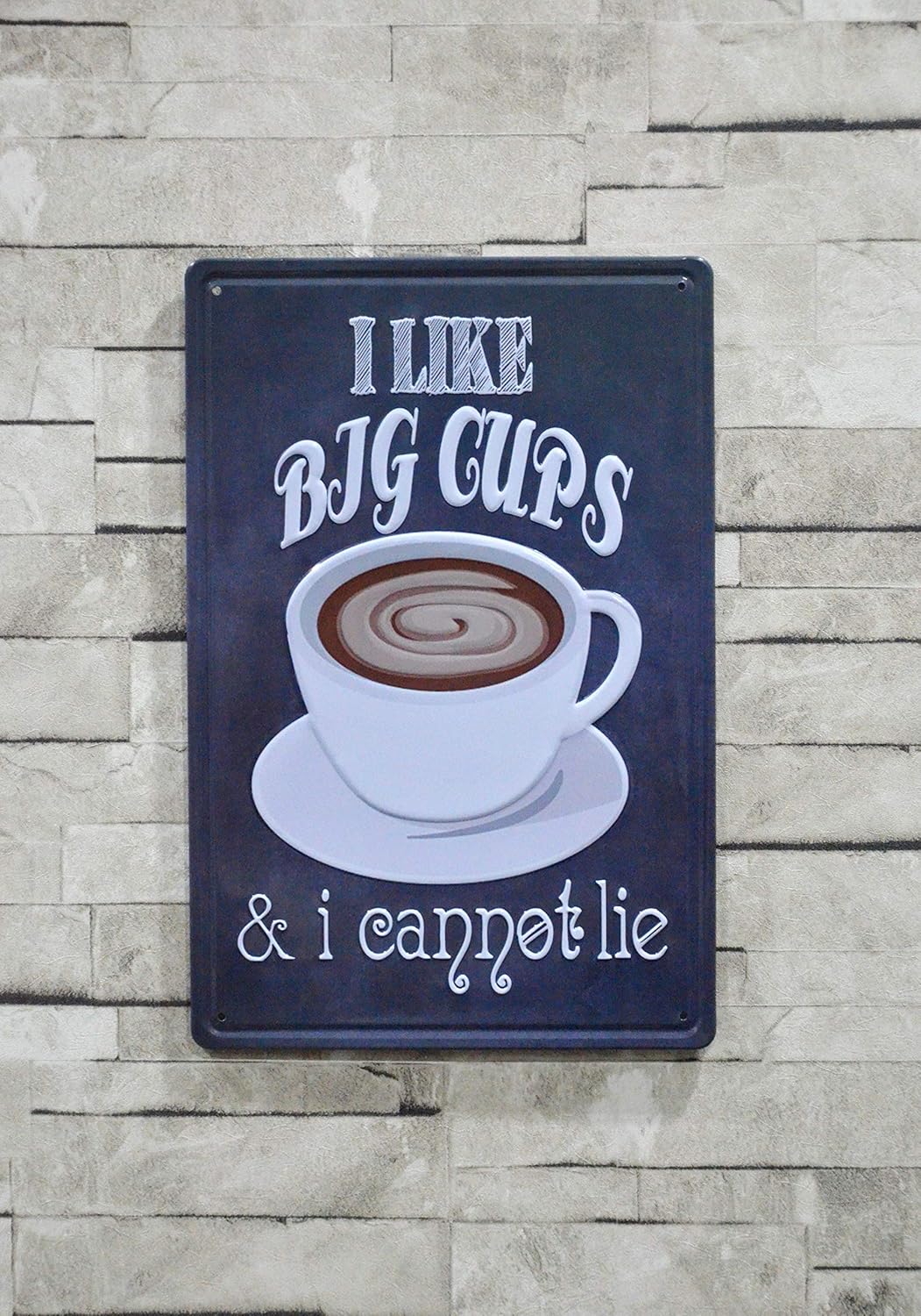 8x12 Coffee Metal Iron Tin Sign Retro Vintage Wall Art Hanging Restaurant Cafe Home Decor Nacraftth I Like Big Cups Home Decor Wall Sculptures Eudirect78 Eu