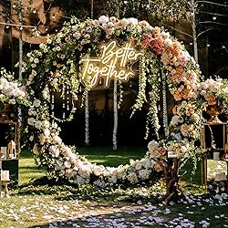 Better Together Neon Sign for Wedding, Warm White
