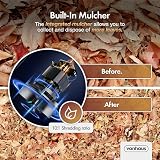 VonHaus Leaf Blower Vacuum 3000W Corded 35L Bag 10m Cable Strap view 5
