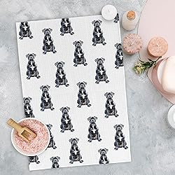 Yorhifa Cane Corso Gifts Kitchen Dish Towels, Cane