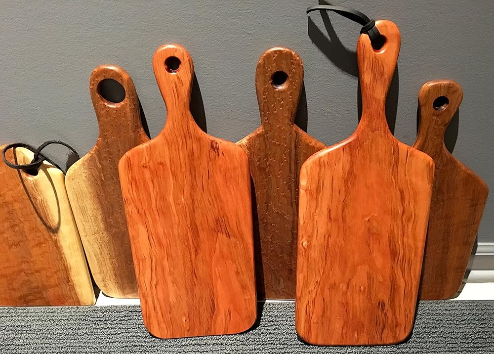 Cutting Board with Handle, Wood Cutting Board, Serving Tray