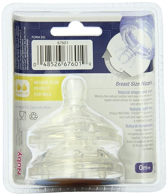 nuby natural touch nipples