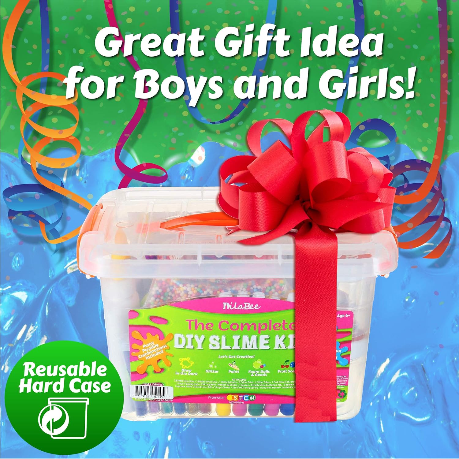 DIY Slime Making Kit Super Jumbo Starter Set Safety Tested Certified