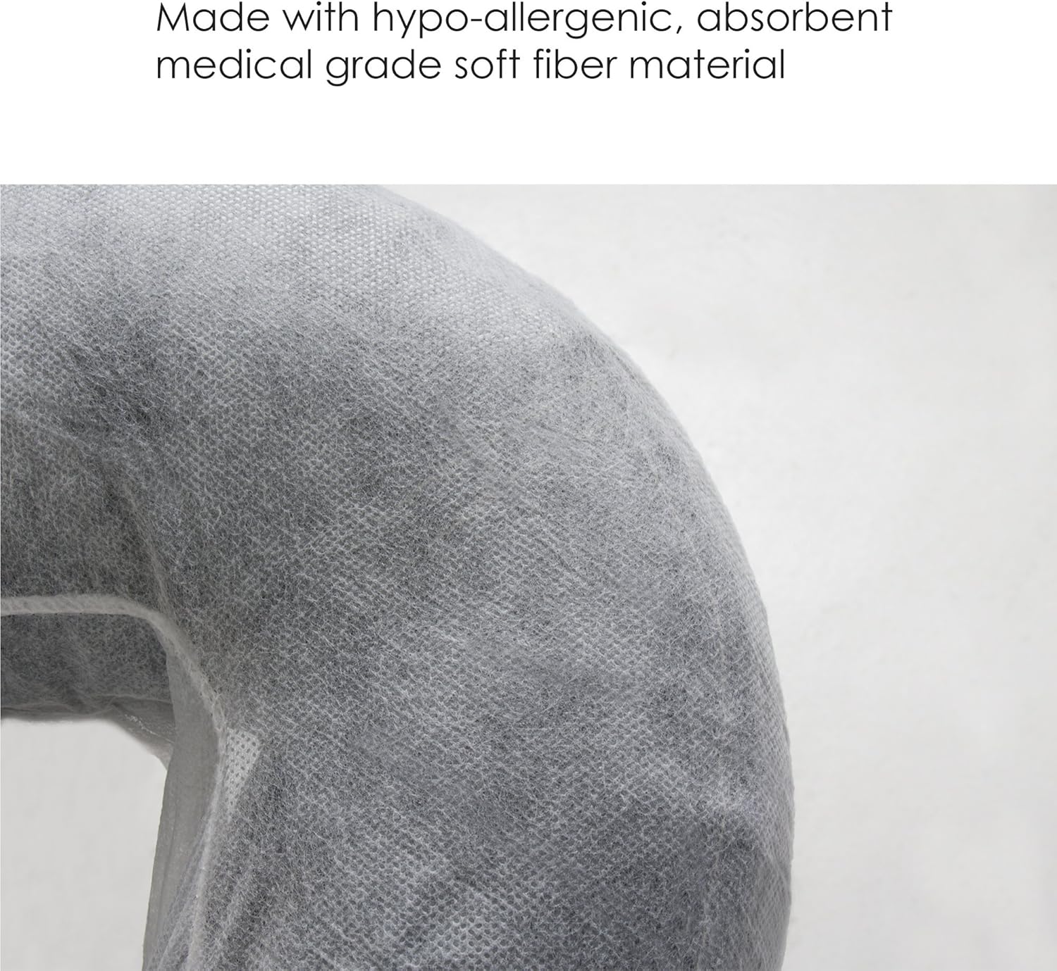EARTHLITE Fitted Disposable Face Cradle Covers – Medical-Grade, Soft, Non-Sticking Massage Face Covers/Headrest Covers for Massage Tables & Massage Chairs, 50 Count: Sports & Outdoors