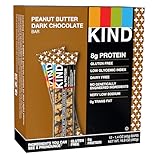 KIND Bars, Peanut Butter Dark Chocolate + Protein, Gluten Free, 1.4 Ounce Bars, 12 Count