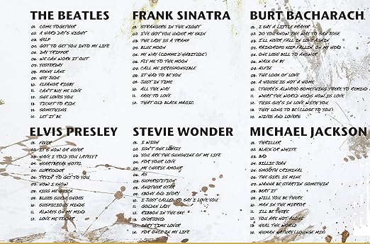 Burt Bacharach The Beatles Michale Jackson Stevie Wonder Frank Sinatra Elvis Presley Offerta 6 Cd Audio Tribute In Bossa The Beatles Michale Jackson Stevie Wonder Frank Sinatra Elvis Presley Burt Bacharach burt bacharach the beatles michale