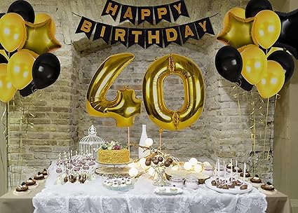 40th Birthday Decorations Ideas And Gifts For Women And Men Photo