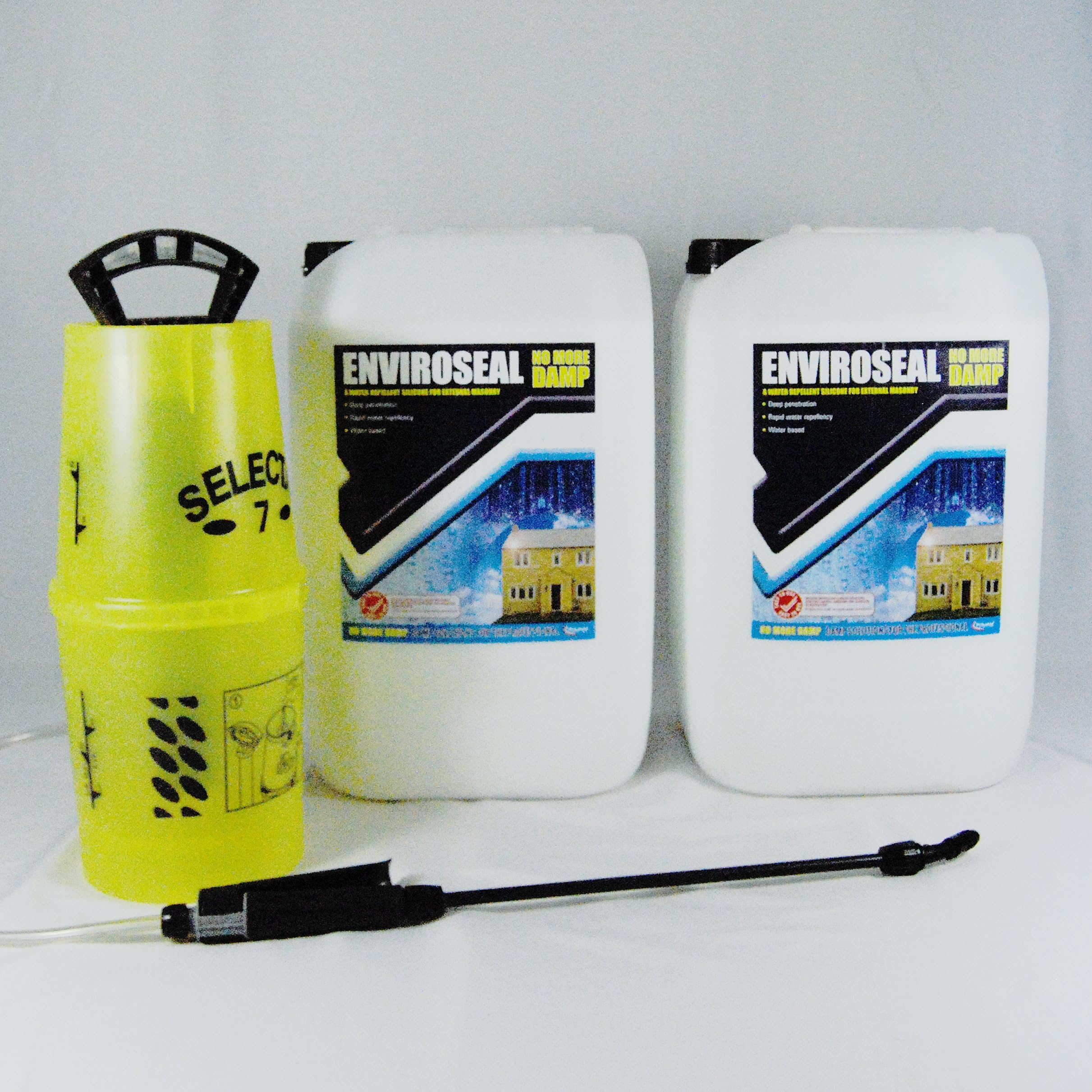 ENVIROSEAL Water Repellent Masonry Stone Brick Wall Sealer (2 x 25L Spraying KIT) DELIVERY to Mainland UK ONLY