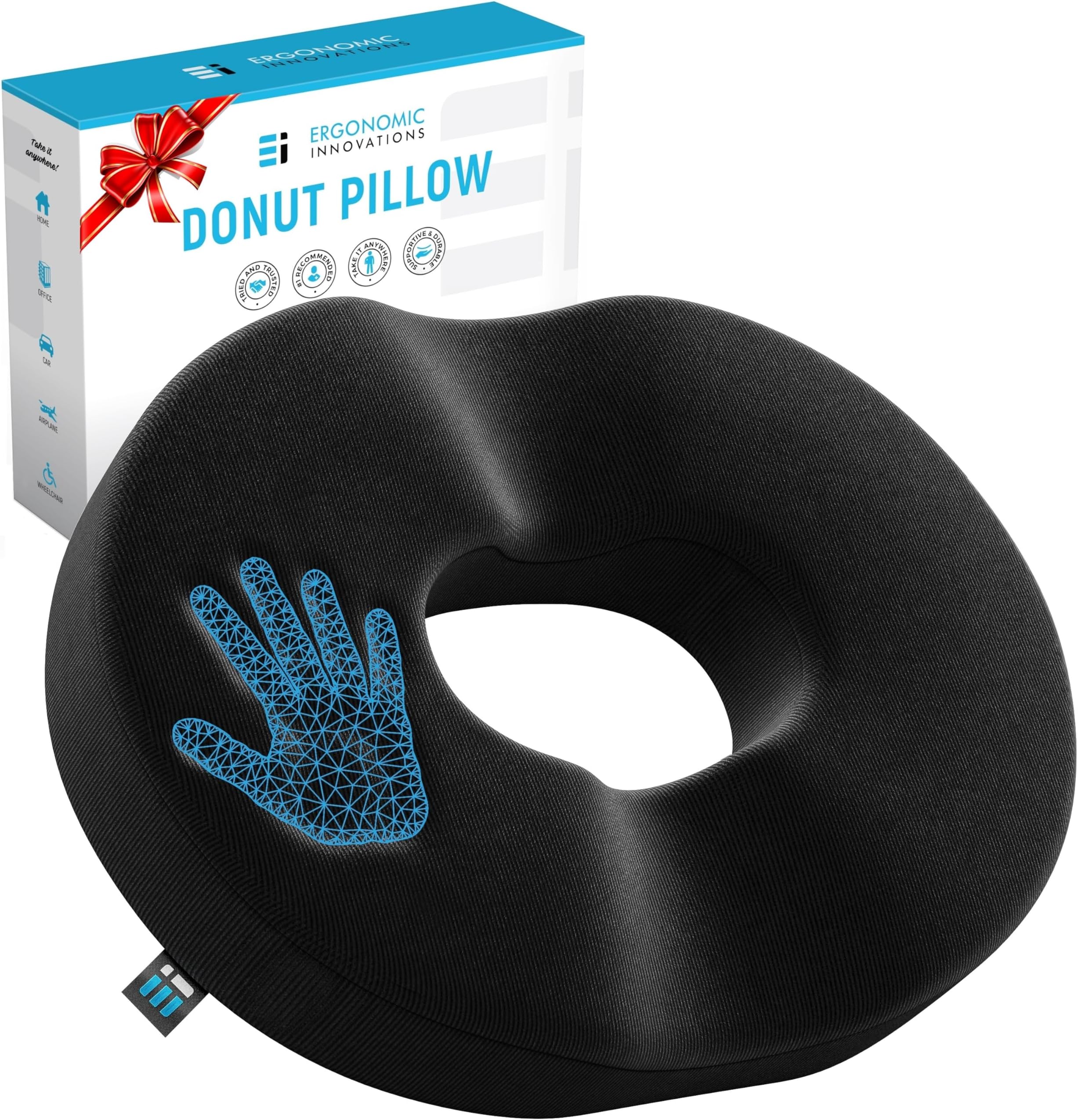 Donut Pillow for Tailbone Pain and Hemorrhoids, Tailbone Pain Relief