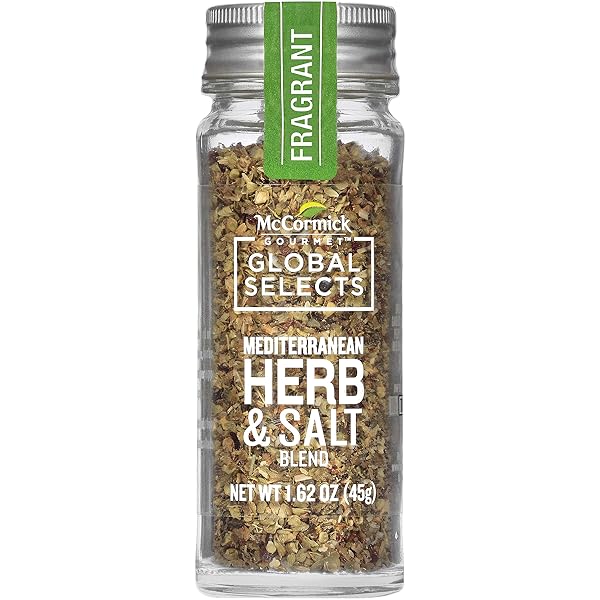 MCCORMICK GOURMET GLOBAL SELECTS MEDITERRANEAN HERB & SALT BLEND, 1.62 OZ