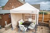 All Seasons Gazebos 3x3m Heavy Duty Pop Up Gazebo with 4 Side Walls Beige view 7