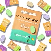flowcheer Foaming Hand Soap Refill Tablets, Variety Fragrance, 12 Pack | Makes 12 x 9 fl oz Bottles, Eco Hand Soap Refills, Plant-Based, Works with Any Foaming Dispenser