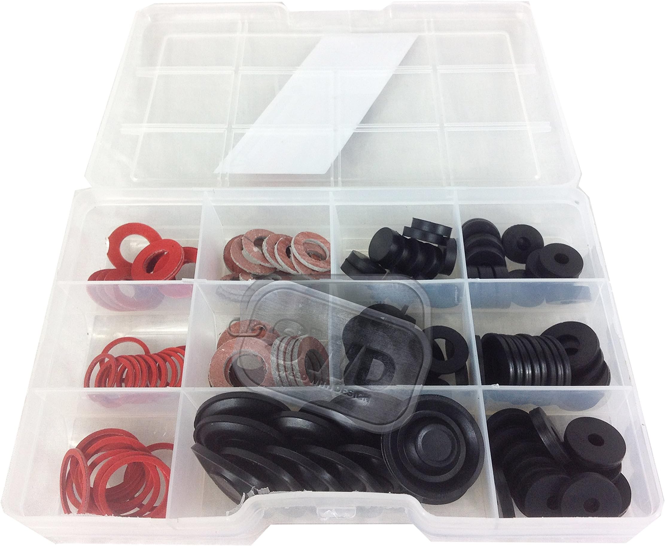 144pc washer set plumbers boat o rings rubber taps