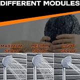 ZENO High Pressure Shower Head 5 Spray Modes Chrome Universal Replacement view 3