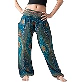 B BANGKOK PANTS Harem Pants Women Yoga Boho Clothes with Pockets