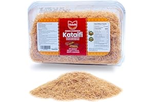 Chobella Premium Roasted Kataifi Pastry for Dubai Pistachio Chocolate Bar, 7 oz (200g), Toasted Kataifi Shredded Fillo Dough, Kadayif, Katafi, Katifi, Kunafa, Knafeh, Pistachio Cream Recipes