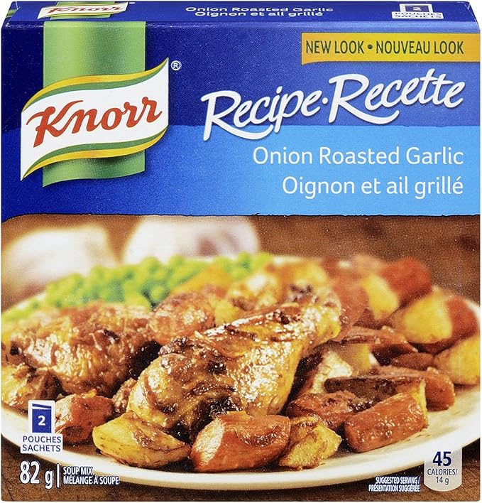 Knorr Onion Roasted Garlic Soup Mix 2 Pouches, 24 count Amazon.ca Grocery