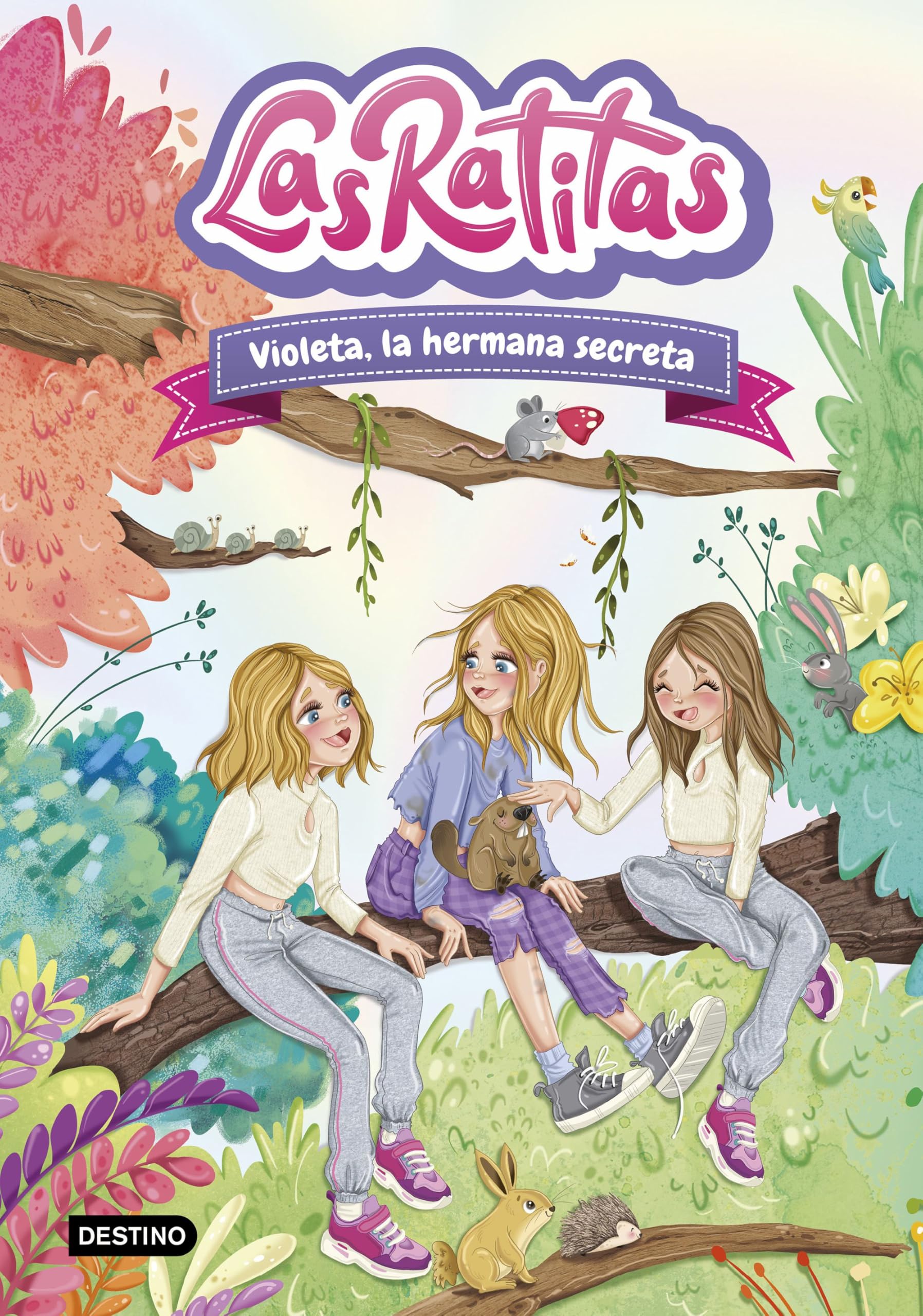 Portada de Las Ratitas 12. Violeta, la hermana secreta (Jóvenes influencers)