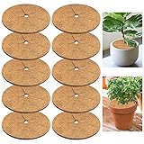 Legigo 10pcs Coconut Fiber Mulch Ring Tree Plant