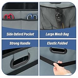 Simple Deluxe Car Trunk Organizer, 2 Compartments