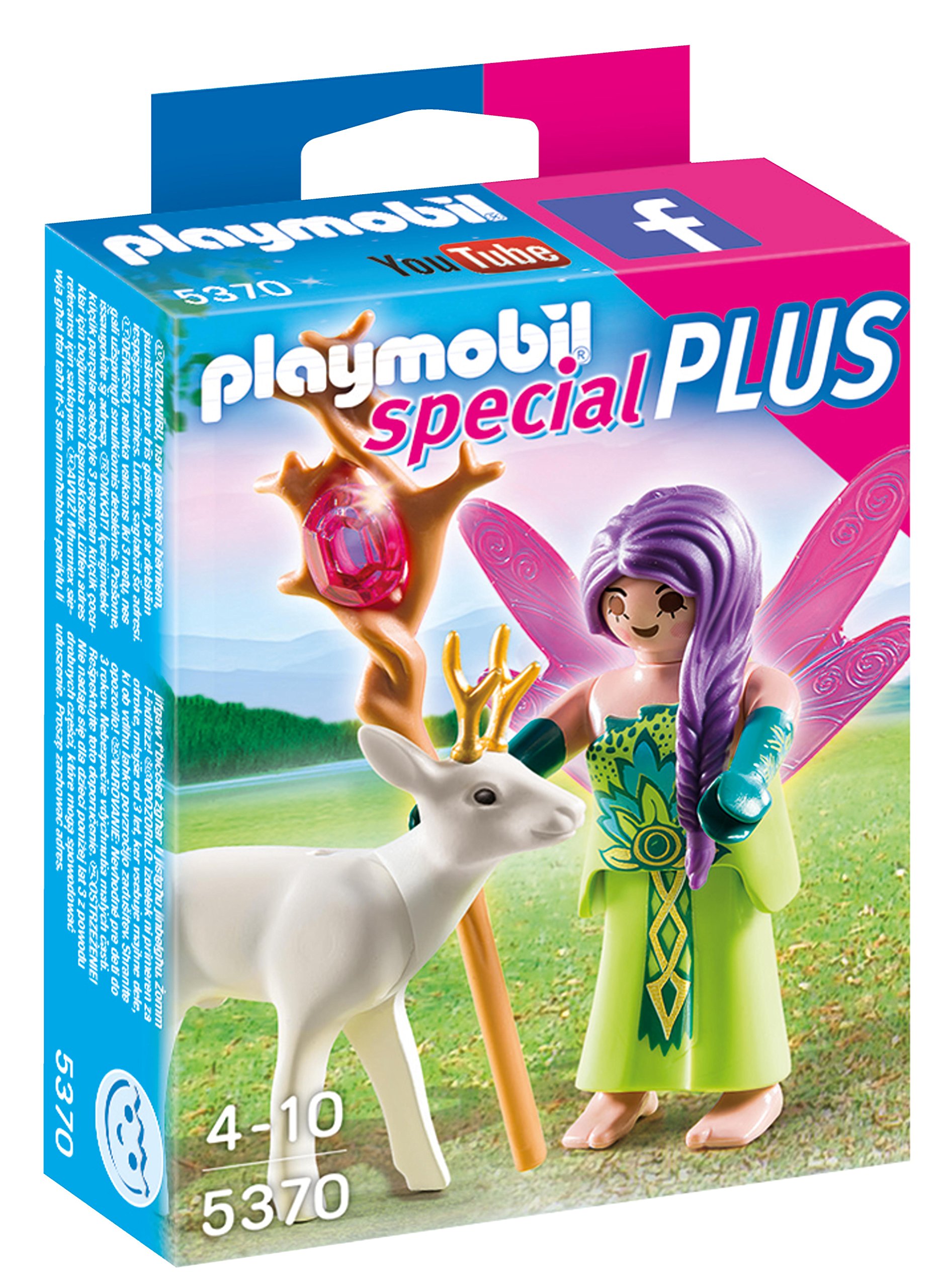 Playmobil 5370 Special Plus FAiry with Deer, Fun Imaginative Role-Play, PlaySets Suitable for Children Ages 4+