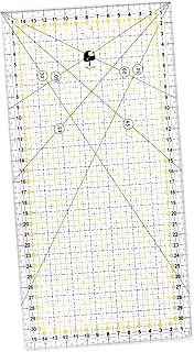 OfficeTree Schneiderlineal - 30x15 cm - Patchworklineal Lineal zum Nähen mit exakten Abmessungen und Zuschnitten