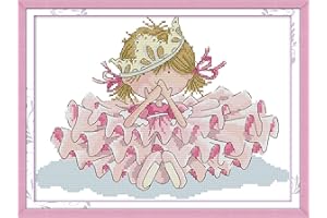 CROSSDECOR Counted Cross Stitch Kit for Adults，11CT Stamped Patterns Easy Cross Stitching Embroidery Needlework Kit for Entrance Livingroom Bedroom Decoration