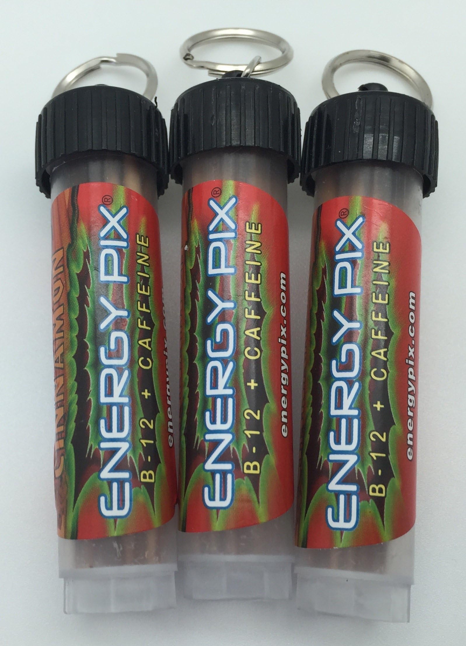 3-Pack Energy Pix Cinnamon Energy Supplement Toothpicks - Extreme Energy Boost - 60 Picks Total!