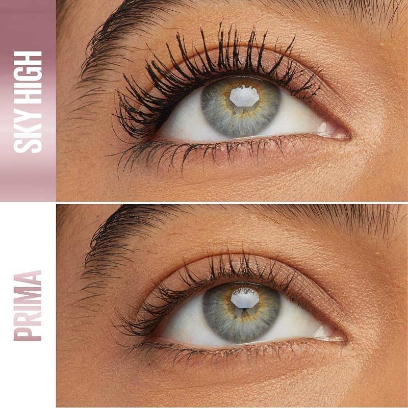 New York Mascara Ciglia Sensazionali Sky High, Volume Intenso e Lunghezza Senza Limiti, Ciglia Leggere, Definisce, Incurva e Moltiplica, Volumizzante e Allungante, Nero, 7,2 ml