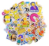 Cartoon Sticker Pack [66Pcs] Simpson Waterproof