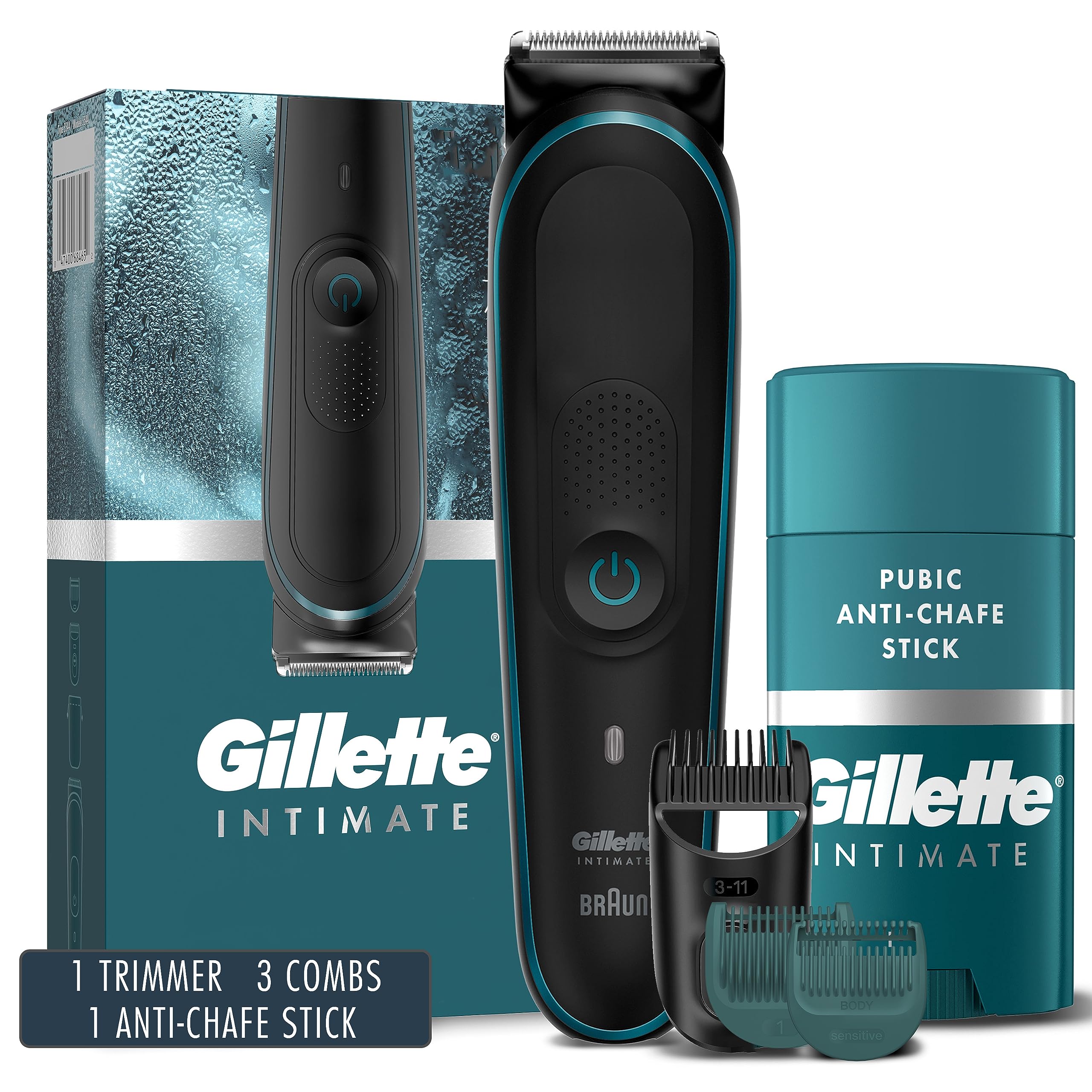 Mua Gillette Intimate Men’s Pubic Hair Trimmer, SkinFirst Pubic Hair