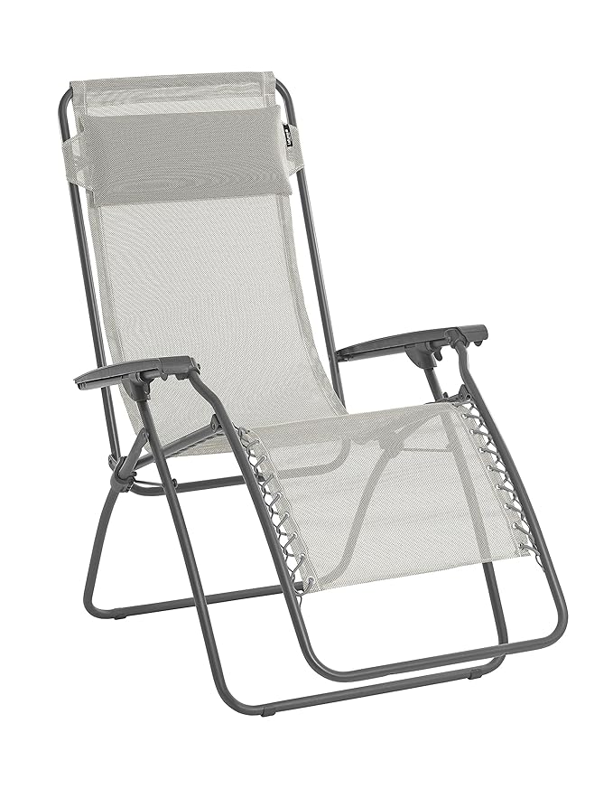 Lafuma Relax-Liegestuhl, Klappbar, RT 2, beige