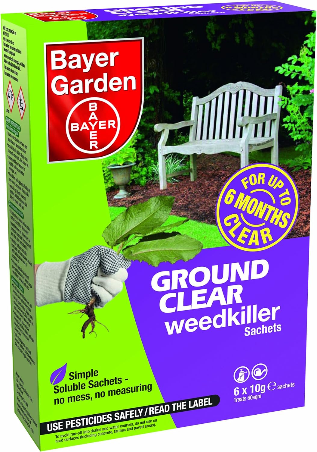 Bayer Garden Ground Clear 6 Sachet Amazon.co.uk Garden & Outdoors