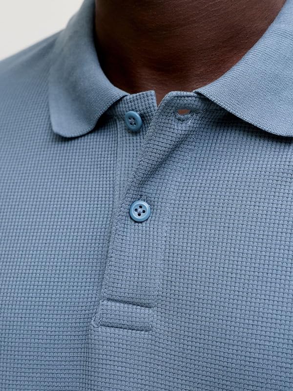 Polo para Hombre Jjeaustin SS Noos, Blue Mirage., L — foto 6 de 7