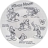 Disney Sketchbook Mickey Dinner Plate, Set of 4