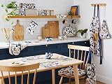 Cooksmart British Designed Pack of 3 Tea Towels Modern Kitchen Set view 4