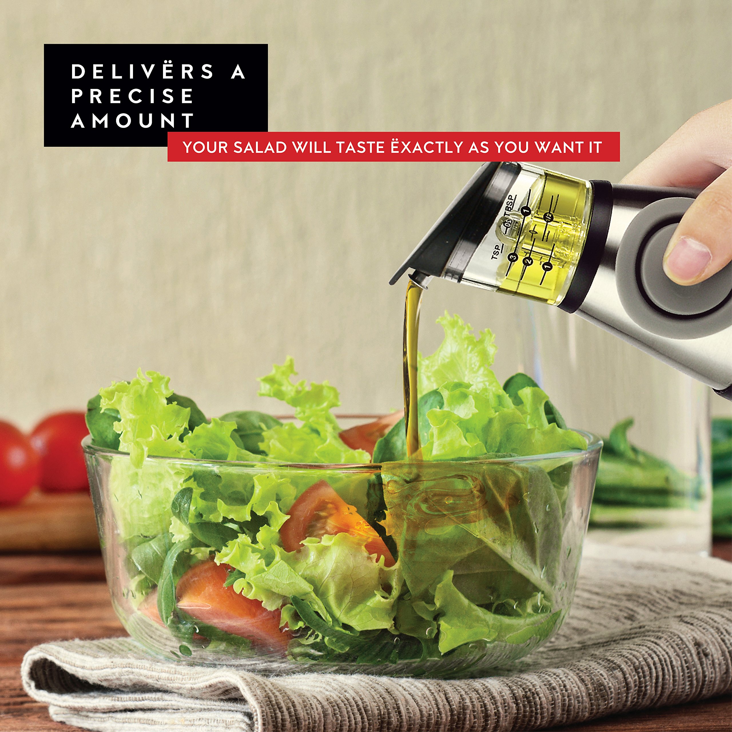 DWELLZA KITCHEN Olive Oil Dispenser and Oil Sprayer for Cooking Set