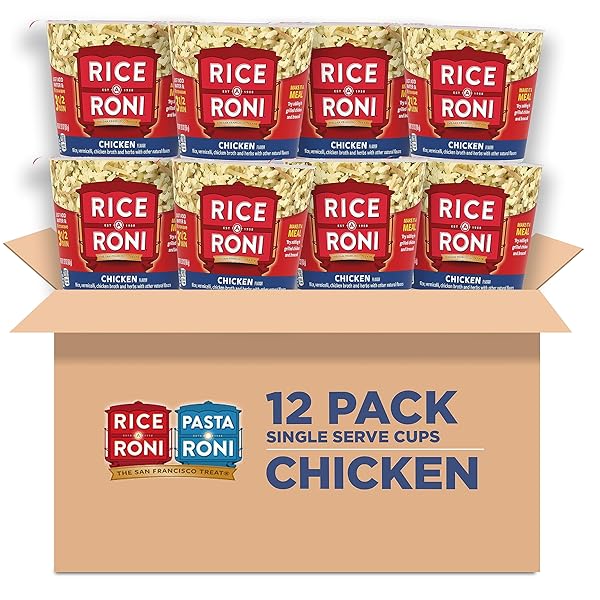RICE-A-RONI CUPS, CHICKEN FLAVOR, 1.97OZ PACK OF 12...