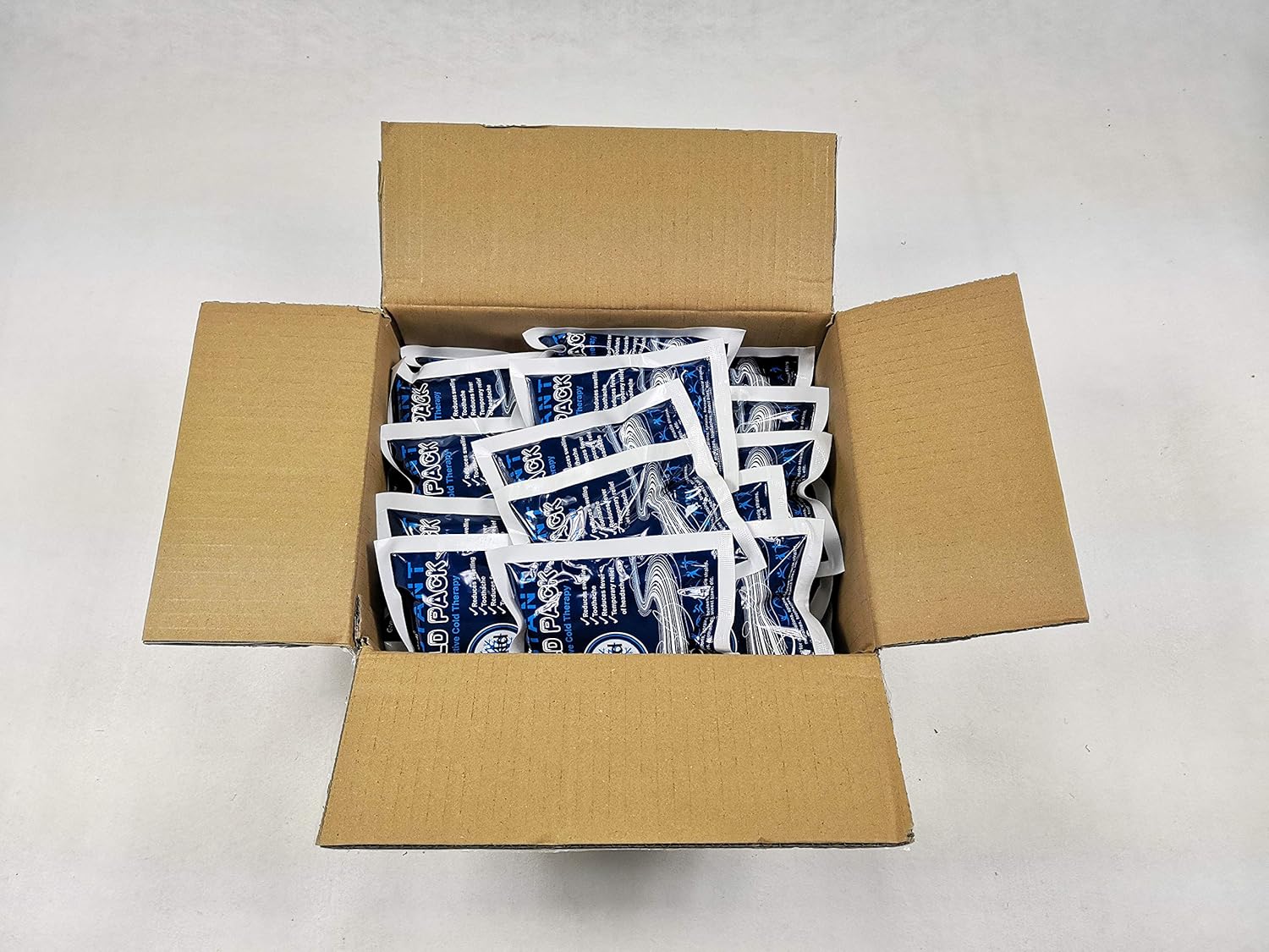 Instant Cold Pack (4”x 5.5”) – Set of 25 Disposable Cold Therapy Ice Packs for Pain Relief, Swelling, Inflammation, Sprains, Strained Muscles, Toothache – for Athletes & Outdoor Activities: Health & Personal Care