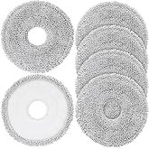 6-Pack Mop Pads for Dreame L10S Ultra|L20 Ultra |X40 Ultra|L40 Ultra Vacuum | for Mova P10 Pro| P10|P50 Pro|V50 and More, X50 Ultra|L10S Pro Ultra|L10S Ultra Gen2|L40S Ultra Microfiber Replacement Pads