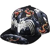 Marvel Comics Mens Spiderman Character Costume Embroidered/Printed Snapback Flatbrim Baseball Cap Hat
