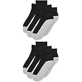 Jefferies Socks Boys 2-7 Seamless Sport Quarter Half Cushion 6 Pack Socks