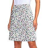 Viodia Women's 20" Knee Length Skorts Skirts UPF50+ Athletic Tennis Golf Skirt for Women Casual Summer Skirts