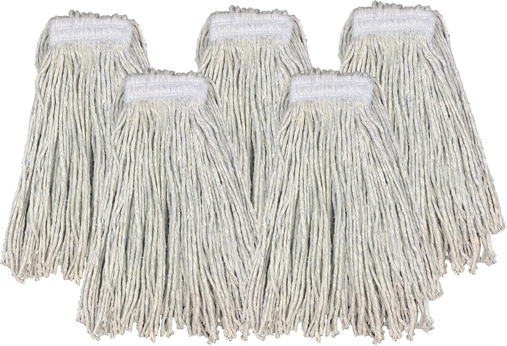 TDBS Kentucky Mop Heads Commercial Cotton PY Yarn 16oz 450g Heavy Duty
