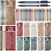 Feifeiya 50 Sets Christian Party Gifts Bulk Religious Pens Bible Verse Emergency Numbers Bookmarks Christian Catholic Gifts for Women Men Church Sunday School Favor(Christmas Color,English)